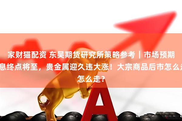 家财猫配资 东吴期货研究所策略参考｜市场预期加息终点将至，贵金属迎久违大涨！大宗商品后市怎么走？