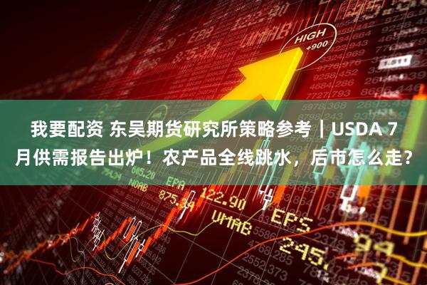 我要配资 东吴期货研究所策略参考｜USDA 7月供需报告出炉！农产品全线跳水，后市怎么走？