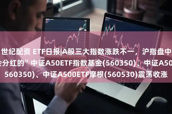 世纪配资 ETF日报|A股三大指数涨跌不一，沪指盘中再创年内新高，“会分红的”中证A50ETF指数基金(560350)、中证A500ETF摩根(560530)震荡收涨